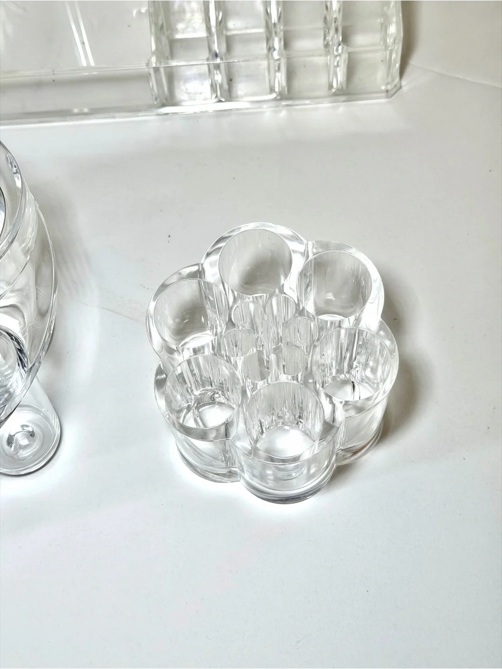 7-Piece Acrylic Makeup & Cosmetic Organizer Bundle Lot